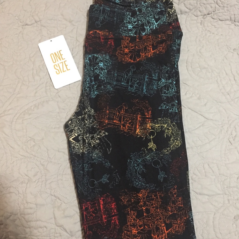 OS Pooh and friends leggings